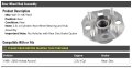 Rear Wheel Bearing Hub Assembly For 1998 2002 Honda Accord 2 3l 4 Cylinder With Disc Brake Option W0171-h877467