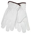 Mcr Safety 3613m Select Grain Goatskin Driver Gloves With Keystone Thumb White Medium 1-pair 
