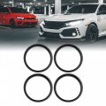 X Autohaux Car Hub Centric Rings Wheel Bore Center 73 1 To 66 6mm 4pcs Black Plastic