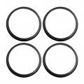 X Autohaux Car Hub Centric Rings Wheel Bore Center 73 1 To 66 6mm 4pcs Black Plastic