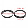 X Autohaux Car Hub Centric Rings Wheel Bore Center 73 1 To 66 6mm 4pcs Black Plastic