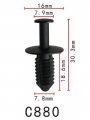 Autobahn88 Wheel Arch Cover Spreader Rivet Clip Compatible With Benz Oem A1249900492 Pack Of 20
