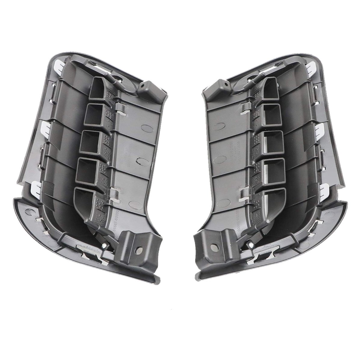 Secos 1pair Bumper Cover Front Left Right Side For Kia Telluride 2020 2021 2022 Replace 86593-s9100 86594-s9100
