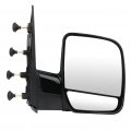 Ocpty Passenger Side Manual Fold Non-heated Puddle Light Mirrors Compatible With 2003-2008 Ford E-150 2003-2005 Club Wagon