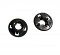 Hood Stay Holder Support Rod Grommet 90480-15034 Black 2 Pieces For Corolla Altis Echo Hiace Innova Prius Rav4 Sienta Vios Wish 