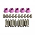Riverweld Sg-55 Ag-60 Wsd-60 Plasma Electrode Tip Nozzle 045 1 2mm 60amp Fit Cut-60 Lgk-60 Cutter 25pcs 