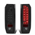 Dna Motoring Tl-f15094-led-ch-sm Led Tail Light Assembly Driver Passenger Side For 90-96 Ford F150 90-97 F250 F350 Bronco 