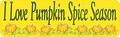 10in X 3in Pumpkin Spice Magnet Magnetic Autumn Vehicle Bumper Magnets By Stickertalk 