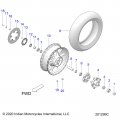 Indian Motorcycle Bearing 25 X 52 15 Genuine Oem Part Qty 1