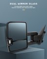 Tow Mirrors Power Heated Left Driver Right Passenger Towing Fit For 2014-2018 Chevy Gmc 1500 2015-2019 2500 Hd 3500 With Turn