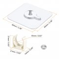 Uxcell Pvc Water Pipe Clamp Clips 6pcs Fit For 16mm 5 8 Od Tubing Hose Hanger Support U-shaped With Adhesive Gas
