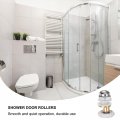 Uxcell Shower Door Roller Runner Wheel 20mm Diameter Replacement Part Bathroom Glass Sliding 1 Set 4pcs