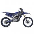 2008-2009 Yz 250 F 4-stroke Flaming Gearhead Blue Senge Graphics Complete Kit For Yamaha 