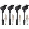 Aintier Ignition Coil Coils Iridium Spark Plugs 9091902269 For Lexus Nx200t Gs200t Is200t Rc300
