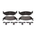 Rear Disc Brake Pads For Dodge Durango 2004 2005 2006 Semi Metallic Gold Classification High Dust Rating Wear Sensors And Shims 