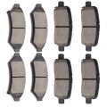 Ceramic Brakes Pads Ocpty Quick Stop Front Rear Brake Pad Fit For 2005-2009 Buick Allure Lacrosse 2004-2008 Pontiac Grand Prix