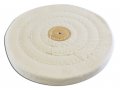 Dynamic 2 Pack 6 15 Cm White Cotton Buff Coarse Unbleached Material 50 Layers 4-row Stitching Hardened Shellac Center Fine 