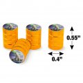 Polar Bear Aurora Northern Lights Valve Stem Caps For Tire Rim Wheel Aluminum Yellow