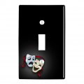 Drama Comedy Tragedy Masks Theater Plastic Wall Decor Toggle Light Switch Plate Cover 