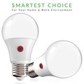 6 Pack A19 Led Bulbs With Dusk To Dawn Photocell Sensor 3000k Warm White 9w 60w Equivalent Auto On Off Energy Star And Ul 