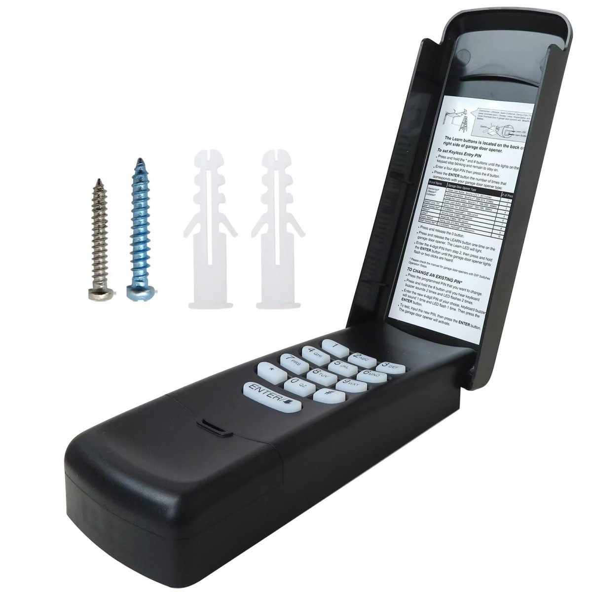 Wireless Garage Door Opener Keypad For Liftmaster 1240r 1245r 1246r 1255r 1256r 1265 1265r 1280r 2220 2000sdr 2110 2245 2255