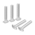 20pcs T-slot Bolts M8 X 45mm Hammer Head Bolt T Screw Drop-in Stud For 4040 Series Aluminum Extrusion Profile 304 Stainless 