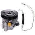 Ocpty 21-5287 Power Steering Pump Kit Fits For 2002-2006 Toyota Camry 2004-2006 Lexus Es330 With Pressure Hose Assembly 2pc