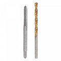 5 32-32 Un Straight Flute Thread Tap And 3 2mm Twist Drill Bit Set Titanium Plated 6542 High Speed Steel Drilling Machine 
