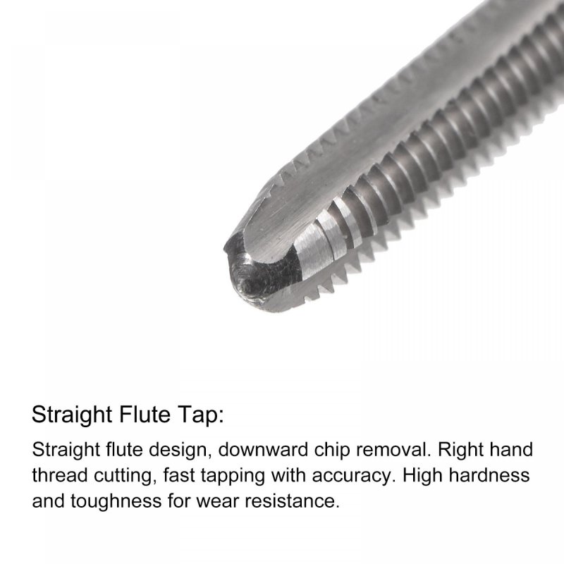 5 32-32 Un Straight Flute Thread Tap And 3 2mm Twist Drill Bit Set Titanium Plated 6542 High Speed Steel Drilling Machine
