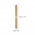 Uxcell 4x38mm Hanger Bolts 24pcs Double Ended Self-tapping Thread Wood To Dowel Screws For Connecting