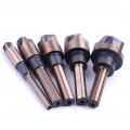 Atoplee Hss 41 Chamfer Chamfering Countersink End Mill Cutter Bit Set 5pcs 4 8 1 2 5 3 4 Inch Triangle Shank 