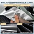 Cartist Compatible With Windshield Sun Shade 2020-2024 Kia Soul Foldable Car Front Windowshade Accessories Visor Protector
