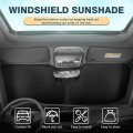 Cartist Compatible With Windshield Sun Shade 2020-2024 Kia Soul Foldable Car Front Windowshade Accessories Visor Protector