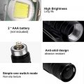Modoao 2pcs Pocket Led Flashlight Portable Mini Penlight Small Waterproof Lightweight For Nurses Inspection Work Repair And