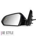 Hy1320228 Factory Style Driver Left Side Mirror Manual Folding Power Adjust Heated Glass Turn Signal Blind Spot Detection