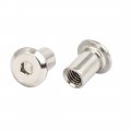 Uxcell M6x12mm Female Thread Hex Socket Head Nut Furniture Fittings 30pcs