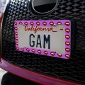 Seductive Luscious Bite Biting Lip License Plate Tag Frame