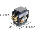 Amana Double Pole 2 30 Amp Condenser Contactor Relay Cont2p030024vs Upgraded Replacement Part For Residential Ac Systems