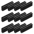 12pcs Plastic Glass Connector 180 Degree To Clamp For 4mm Thick Fixing Bracket Rimless Clip Holder Aquarium Fish Tank Display 