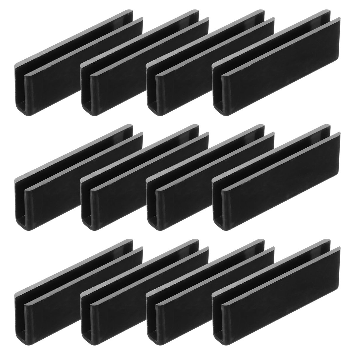 12pcs Plastic Glass Connector 180 Degree To Clamp For 4mm Thick Fixing Bracket Rimless Clip Holder Aquarium Fish Tank Display