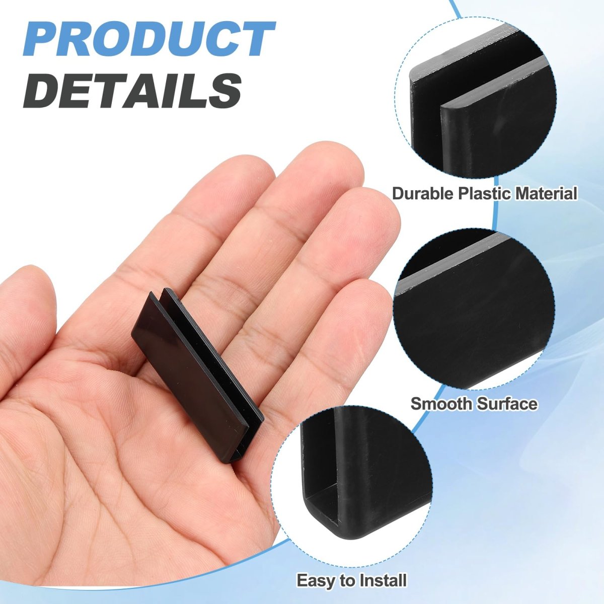 12pcs Plastic Glass Connector 180 Degree To Clamp For 4mm Thick Fixing Bracket Rimless Clip Holder Aquarium Fish Tank Display