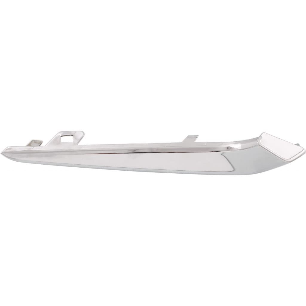 Fog Light Trim Driver Side For Chevy Malibu 2016 2017 2018 Front Lower Chrome Abs Plastic With Led Daytime Running Replaces