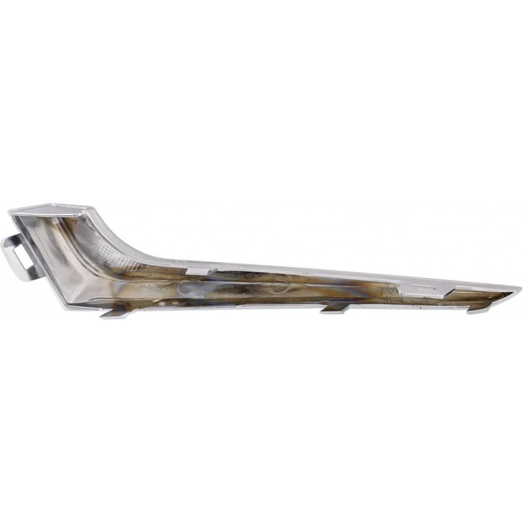 Fog Light Trim Driver Side For Chevy Malibu 2016 2017 2018 Front Lower Chrome Abs Plastic With Led Daytime Running Replaces