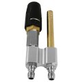 Pressure Washer Nozzle 2 In 1 Adjustable Spray Tip 4 0mm Bore For Roof And Window Cleaning Reach Up To 30ft 0 60 Degrees Angle 