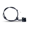 Hood Release Cable For 1990 Jeep Wagoneer Texture Black Plastic And Metal With Handle Replacement 55026030 