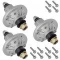 Caltric 3 Spindle Assemblies Compatible With John Deere D100 D110 D130 D140 D150 D160 La100 La105