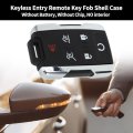 Key Shell Caseless Entry Remote Key Fob Replacement For Chevrolet Suburban 2015-2019 6 Buttons M3n-32337100