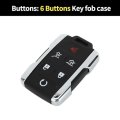 Key Shell Caseless Entry Remote Key Fob Replacement For Chevrolet Suburban 2015-2019 6 Buttons M3n-32337100