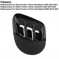 Rear Fender Side Vent Trim Air Cover Replacement For Smart Fortwo Forfour 453 2015-2021 Bright Black