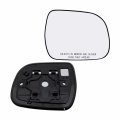 Passenger Right Side Mirror Glass Assembly With Plastic Back Plate Non-heated Compatible Toyota 2012-2015 Tacoma 2010-2013